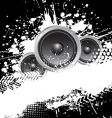 Grunge music vector image