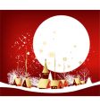 Christmas card vector image