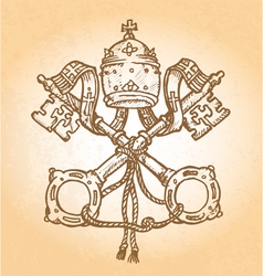 Vatican Symbol vector image