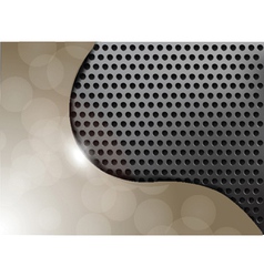 Metallic texture background vector image