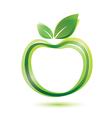 Green apple vector image