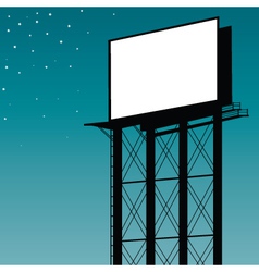 Outdoor billboard vector image
