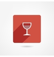 Glass icon vector image