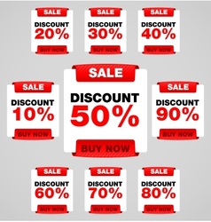 Discount or sale tag vector image