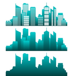 City skyline vector image