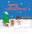 Christmas card Christmas card vector image