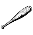 Baseball bat vector image