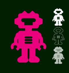 Robot vector image