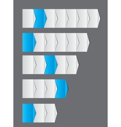 Concept of business process improvements chart vector image