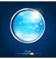 Sky through the window vector image