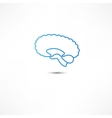 Brain Icon Brain Icon vector image