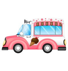 An ice cream car vector image