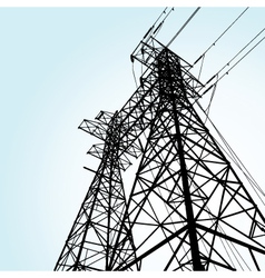 Transmission tower vector image