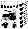 Music icons vector image