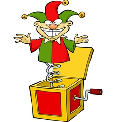 Jack in the box vector image