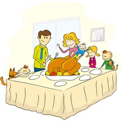 Thanksgiving day vector image