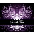 Floral background vector image