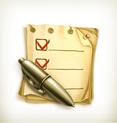 Check list icon vector image