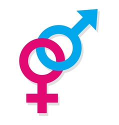 Man and woman symbols vector image