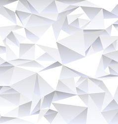 Grey crumpled abstract background vector image