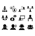 Icon set twelve vector image