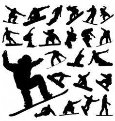 Snowboard vector image