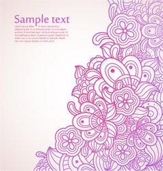Floral background vector image