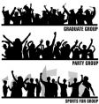 Group peoples vector image