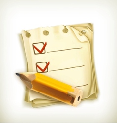 Check list icon vector image