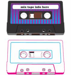Cassette vector image