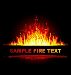 Fire background Fire background vector image