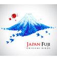 Mt fuji vector image