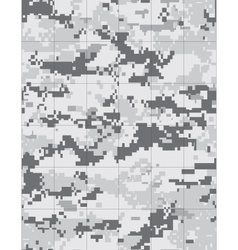 Military snow camo tileable vector image