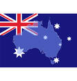 Australia map vector image