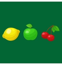 Slot machine with three seven s isolated on green Slot machine with three seven s isolated on green vector image