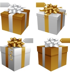 Gift boxes vector image