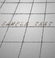 Tiles ground background vector image