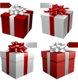 Gift boxes vector image