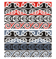 Maori designs vector image