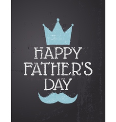 Fathers Day Greeting Card vector image