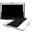 Touch Screen Laptop Touch Screen Laptop vector image