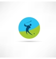 Golf abstraction icon Golf abstraction icon vector image