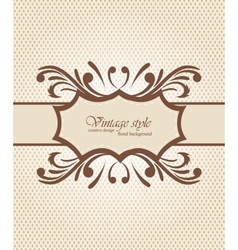 Vintage background vector image