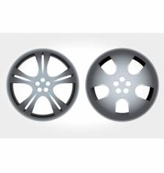 Alloy rims vector image