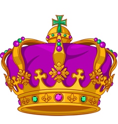 Mardi Gras crown vector image
