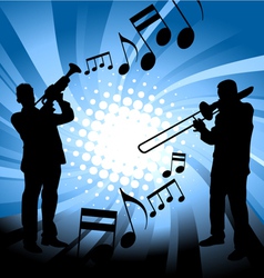 Musical group vector image