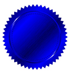 Blue seal vector image