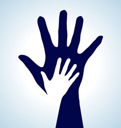 Helping Hands vector image