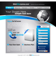 Business website vector image