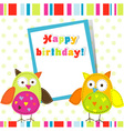Children Birthday Card vector image